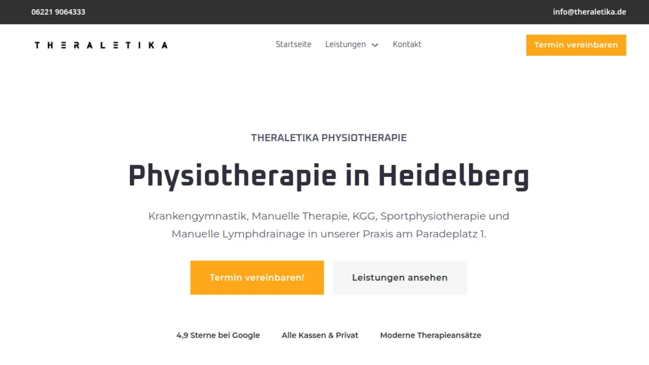 THERALETIKA Physiotherapie